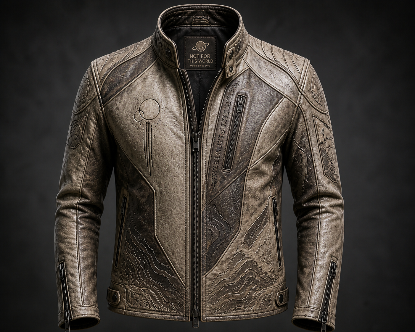 Alien Terrain Leather Jacket