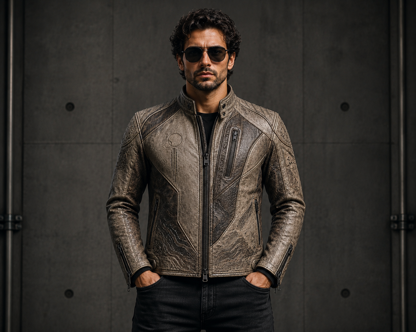 Alien Terrain Leather Jacket