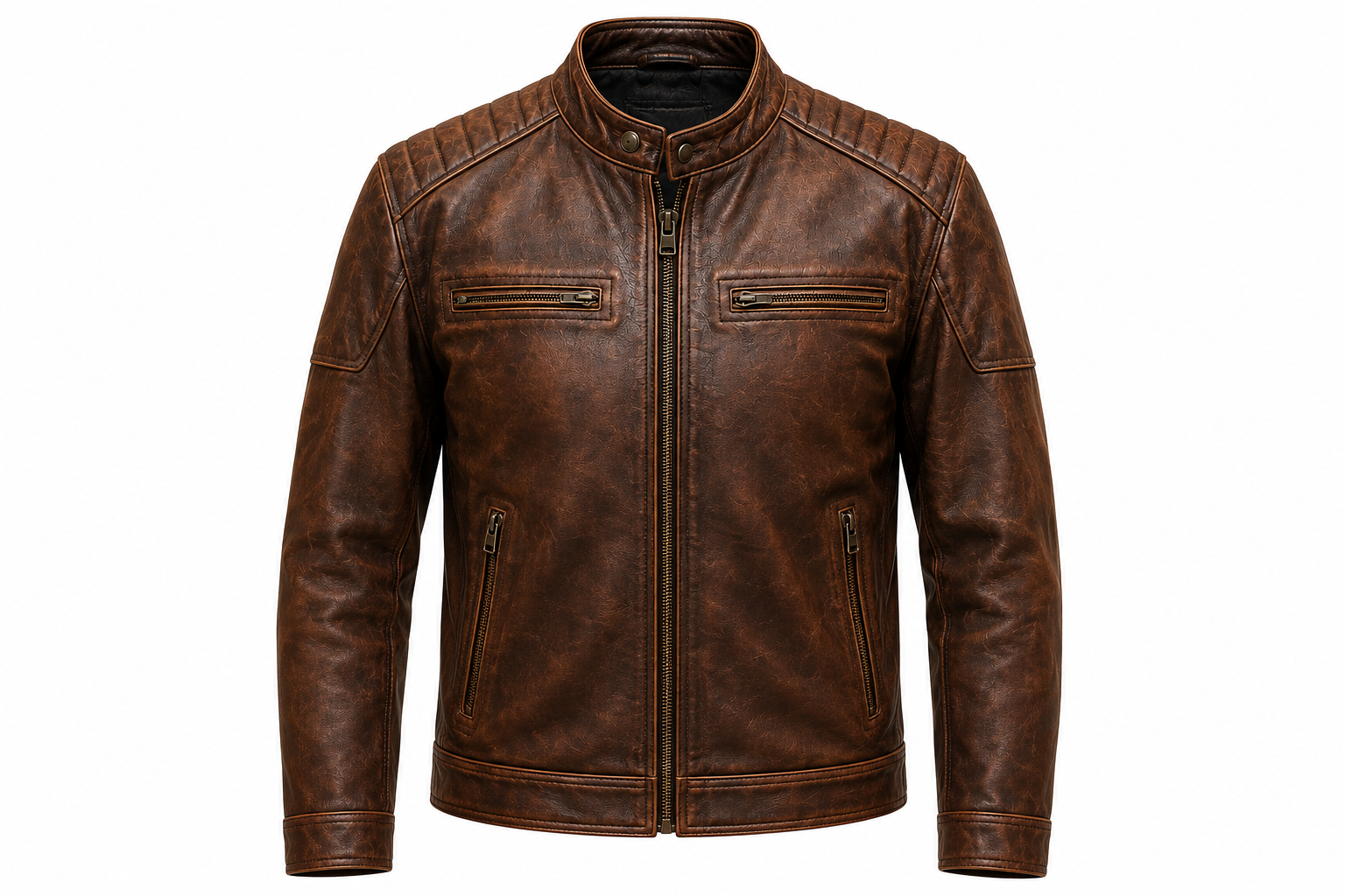 Vintage Racer Leather Jacket