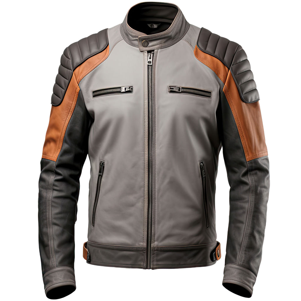 bomber leather jacket