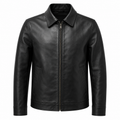 Men's Classic Black Leather Jacket